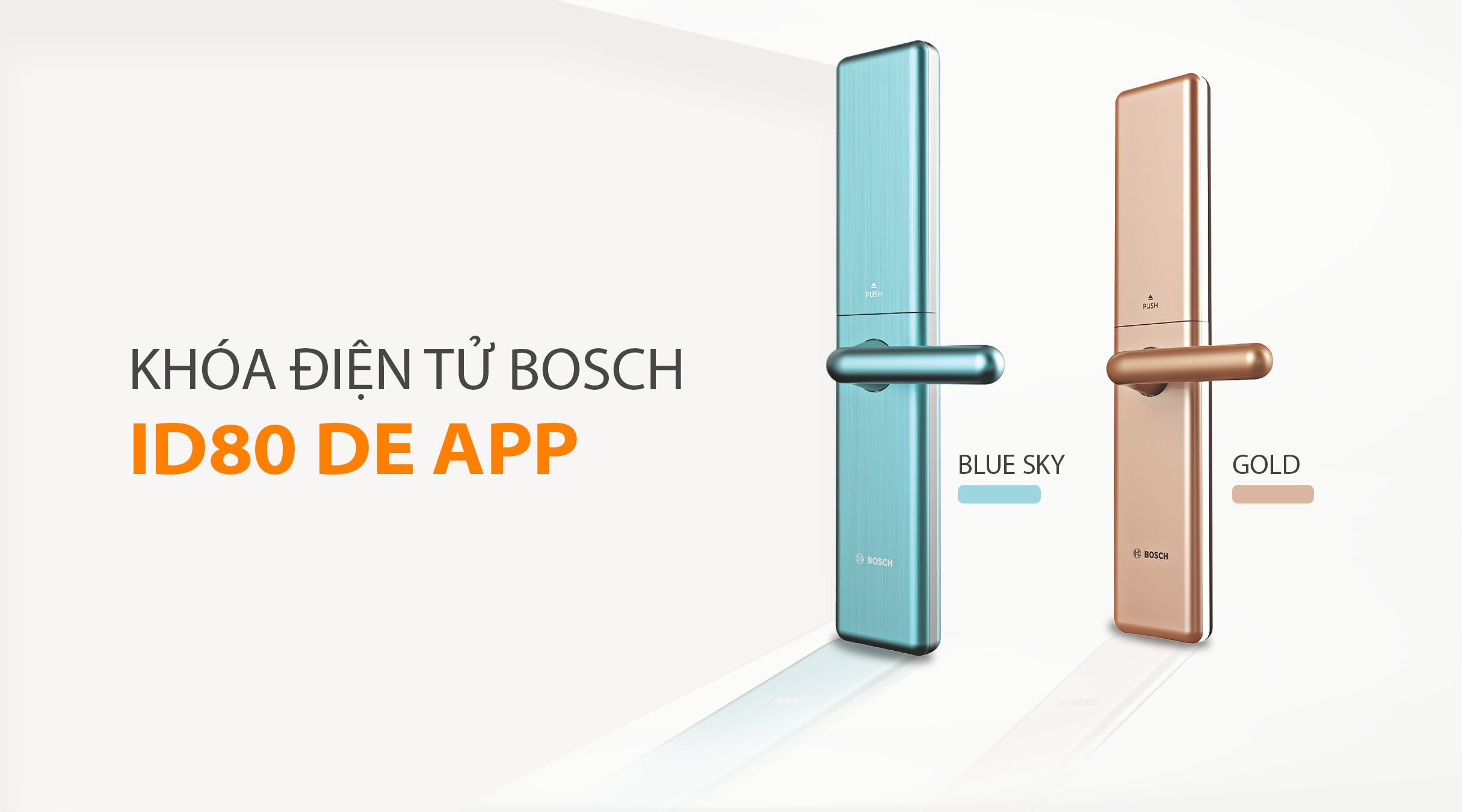 Khóa điện tử BOSCH ID80 DE APP